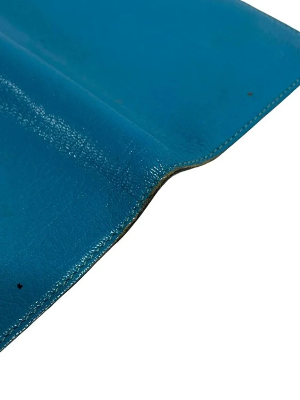 HERMES Vision Blue Paon Chevre Square O Agenda